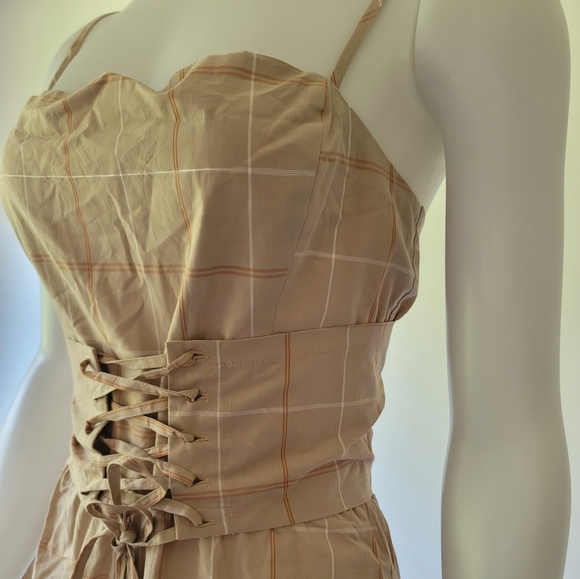 ASOS Design Women's Strappy Jumpsuit with Corset Size 6 - Picture 3 of 12